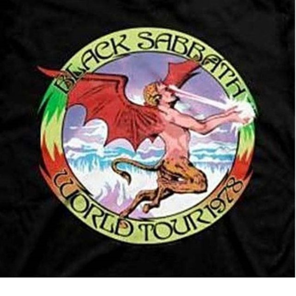 Black Sabbath World Tour Logo metal rock Official T-Shirt M NWT - Picture 2 of 2